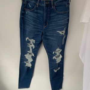 american eagle super high rise jegging